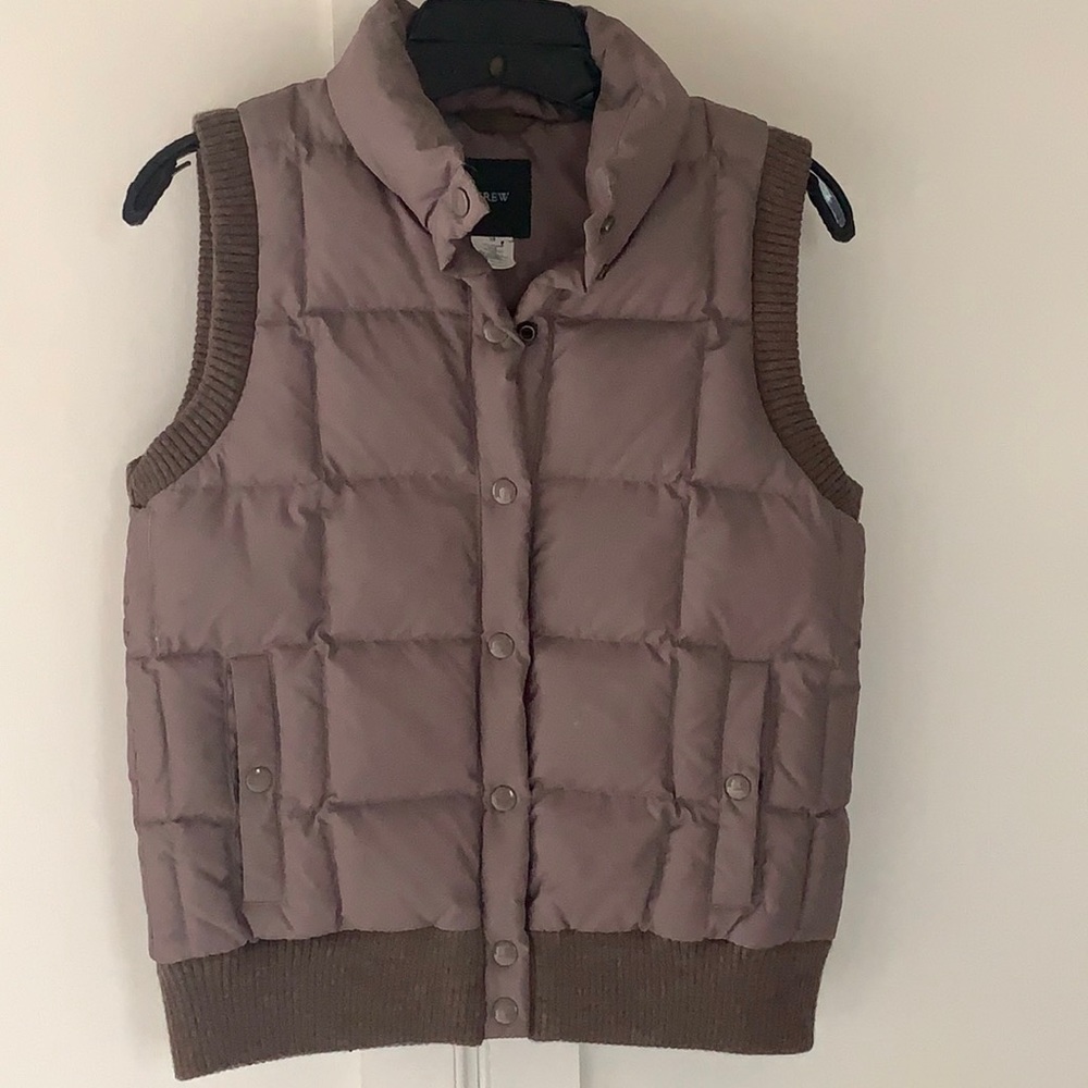 J.Crew Taupe Puffer Vest - One of a Kind!